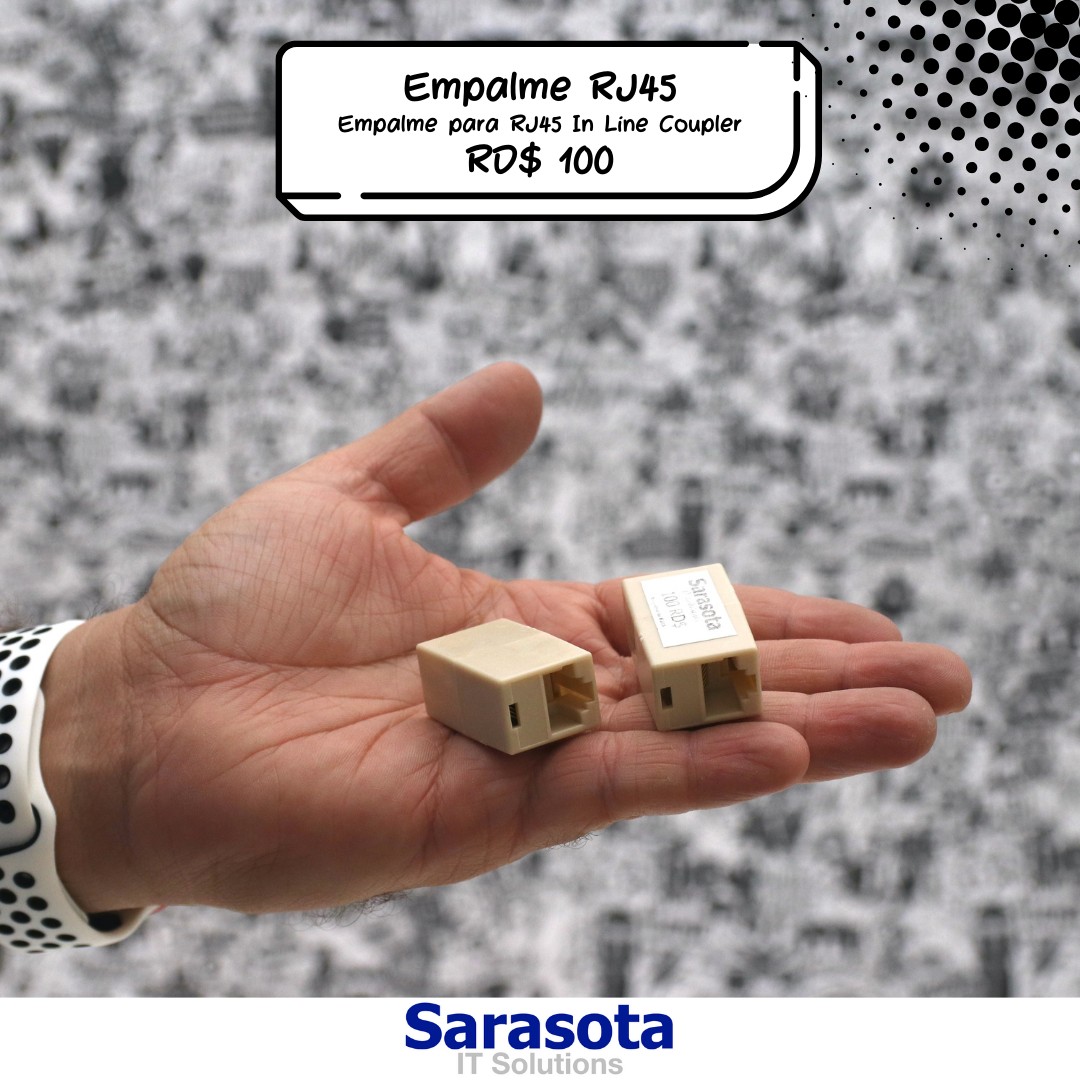 accesorios para electronica - Empalme para RJ45 In Line Coupler