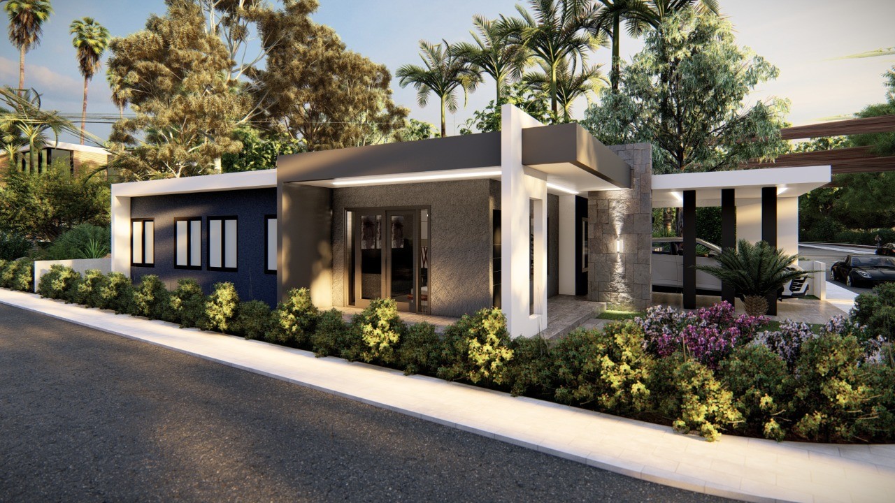 casas - Espectacular casa ya en construcción lista en 60 días a 3 minutos d playa dorada 6