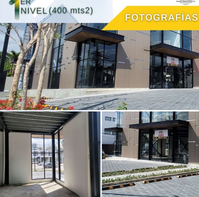 oficinas y locales comerciales - Edificio Comercial de 3 Niveles con Terraza y Area Social  1