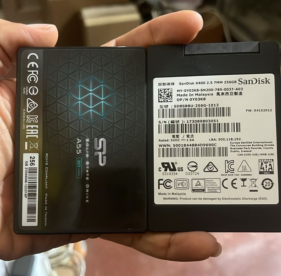 computadoras y laptops - Disco sólido ssd de 256gb para Laptop Como Nuevo 1 mes de Garantia