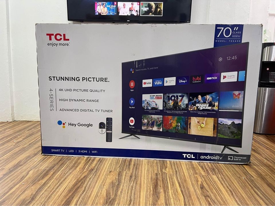 TCL SMART TV Android 70” PULGADAS 4K