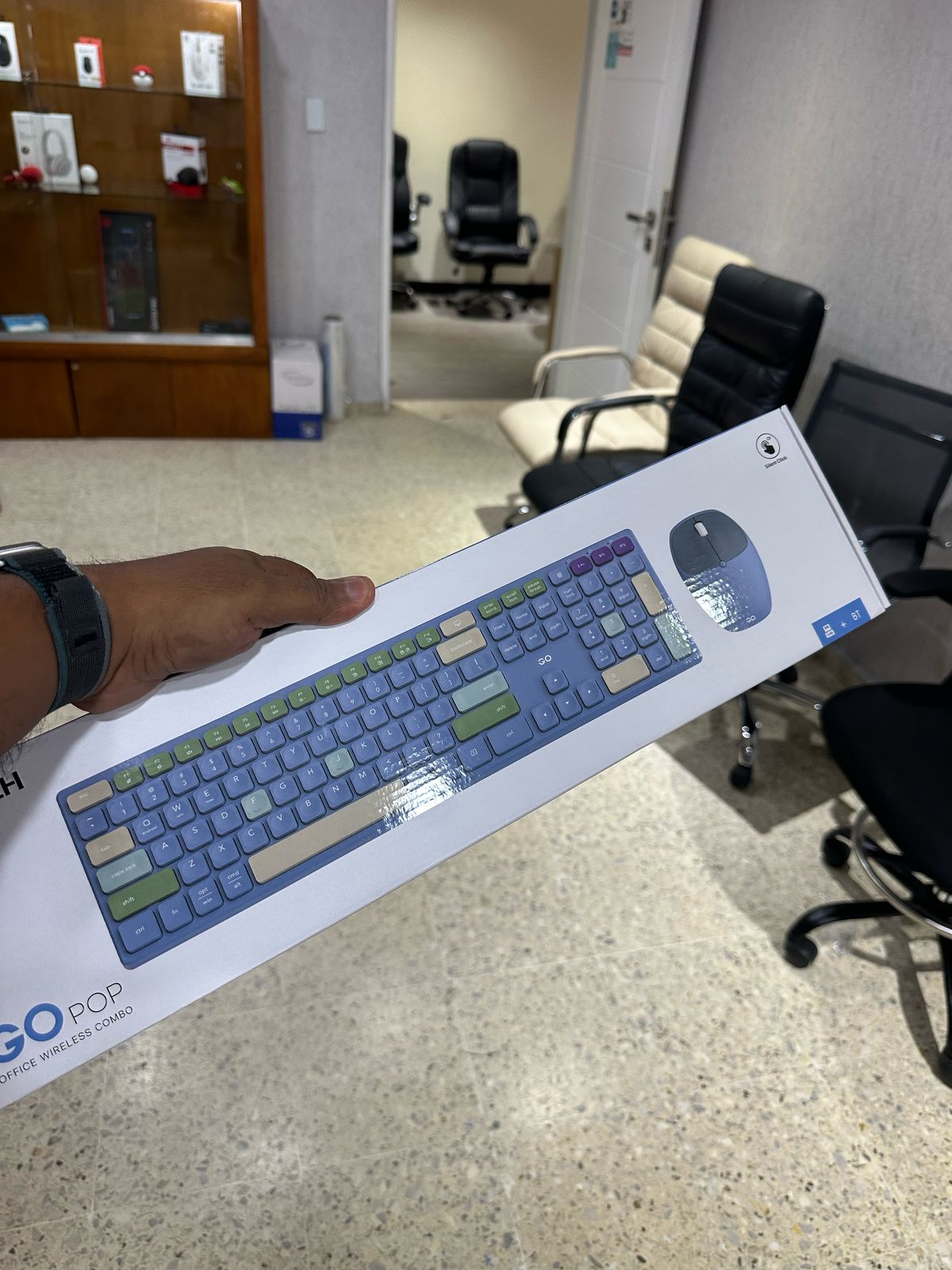 accesorios para electronica - Combo teclado + mouse inalámbrico 0