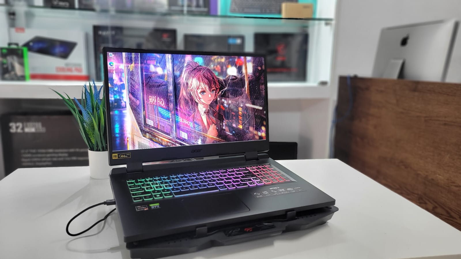computadoras y laptops - Laptop GAMING ACER NITRO 17 RYZEN 7 + 3060 17 PLG 0
