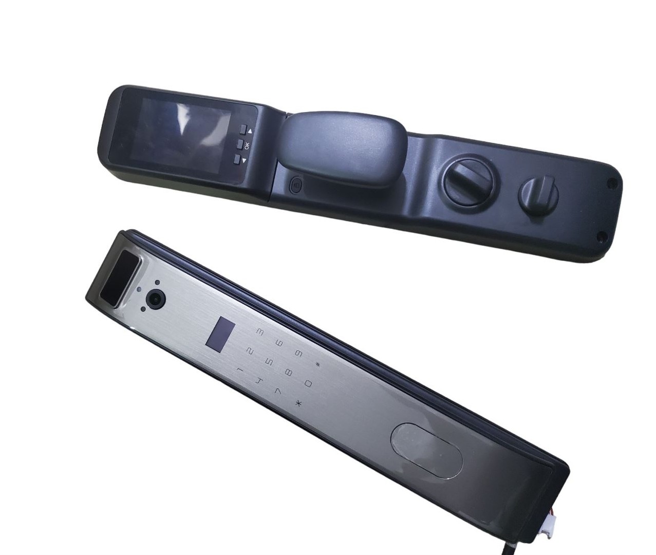 otros electronicos - Cerradura inteligente wifi para puertas con camara y timbre J18A 2
