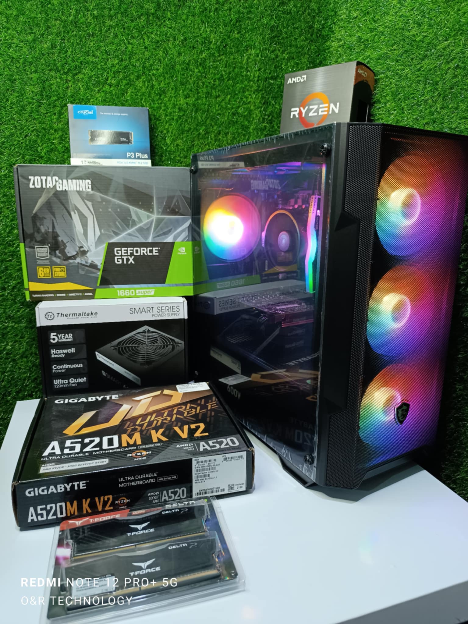 consolas y videojuegos - CPU GAMER TOTALMENTE NUEVO MSI Ryzen 5 0