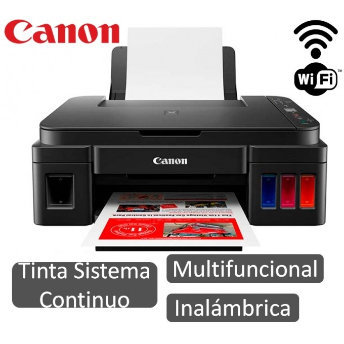 impresoras y scanners - TOTALMENTE NUEVA CANON G3110 CON BOTELLA DE TINTA ,WI-FI 1