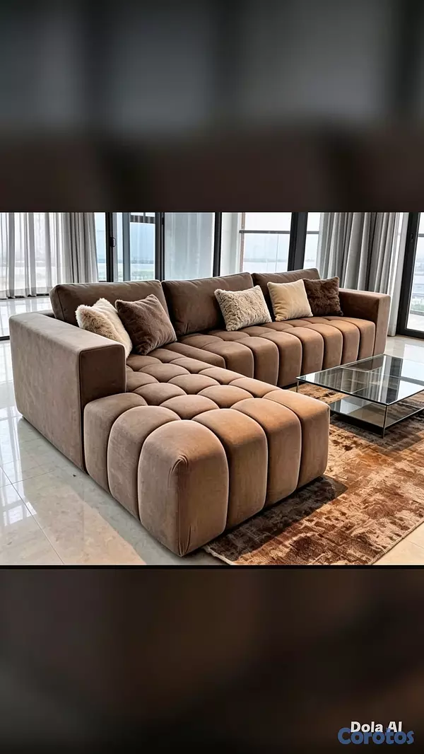 muebles y colchones - ✨ SOFÁ DE DISEÑO MODERNO PARA TU SALA ✨AL MEJOR PRECIO  2