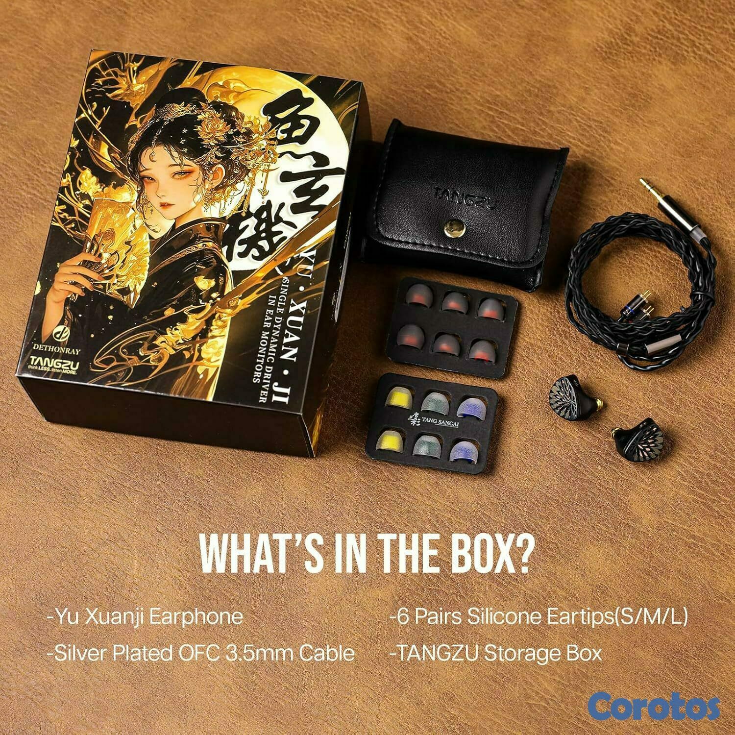 camaras y audio - TANGZU YU XUAN JI auriculares IEM 10mm TPLX DD 3.5 6