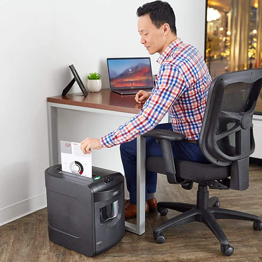 impresoras y scanners - TRITURA DE PAPEL SWINGLINE GBC EX10-06, 10 HOJAS  A LA VEZ,CORTE SUPER CRUZADO,  2