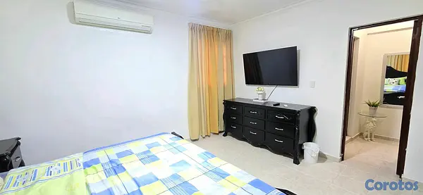 apartamentos - 3ER PISO AMUEBLADO EN VILLA MARIA ATRAS DE HOMS SANTIAGO  2
