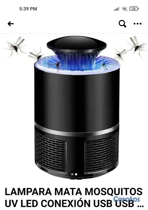 electrodomesticos - Lámpara USB Anti-mosquito nueva. 1