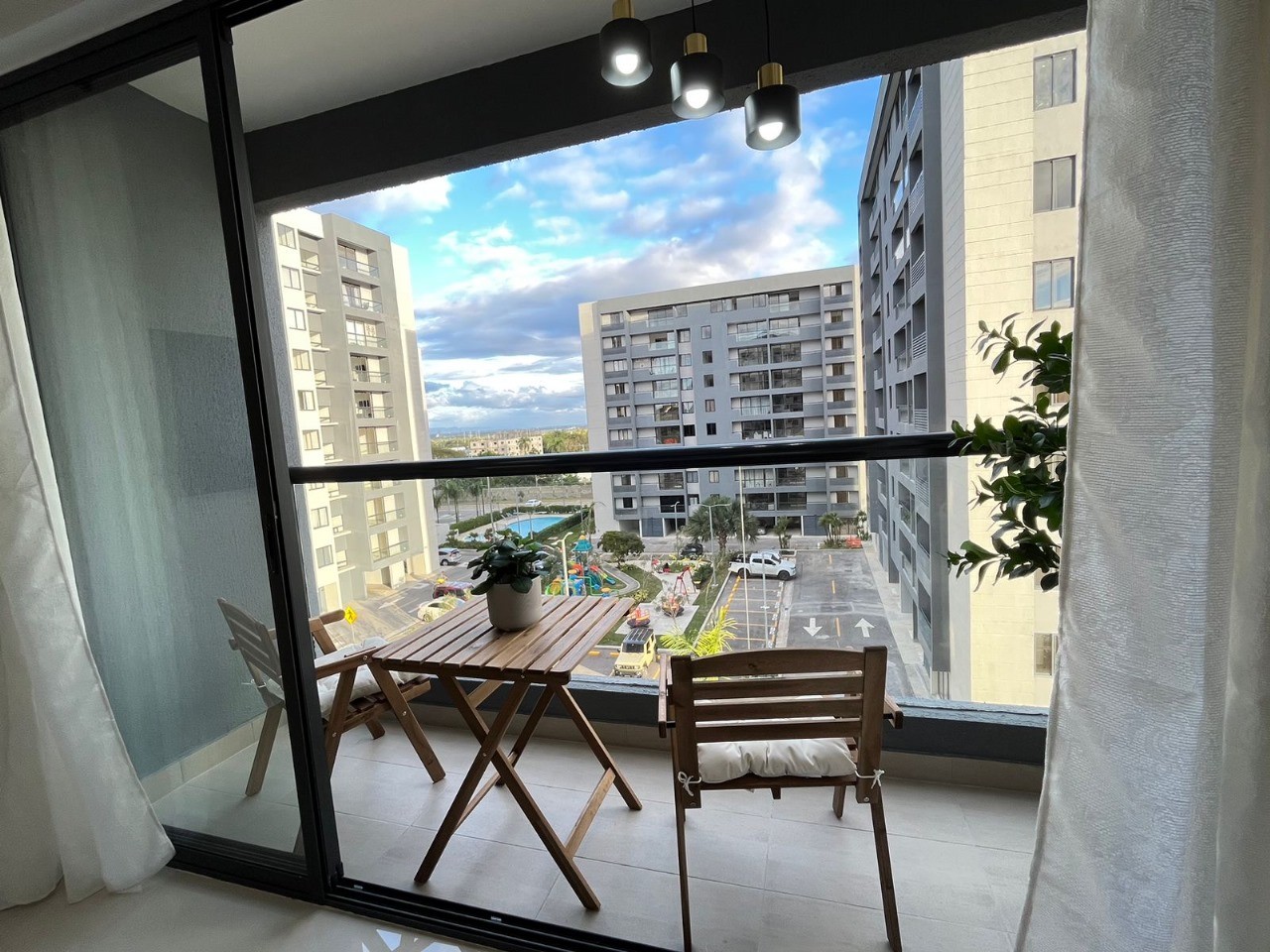 apartamentos - Apartamento Amueblado en Alquier, Ave. Hispanoamericana  2