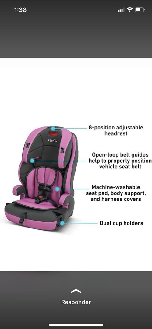 coches y sillas - Silla de bebe (car seats) 
Marca graco 

 1
