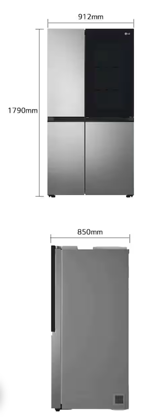 cocina - Nevera LG side by side instaview 27.83p door in door linear inverter ThinQ  3