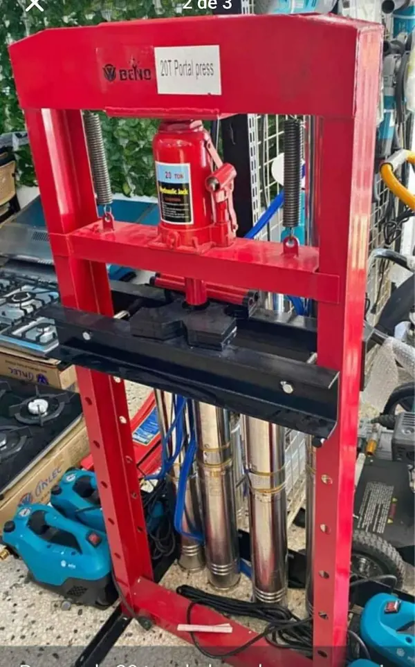 construccion e industrial - Prensa hidraulica de 20 toneladas Marca beno 2