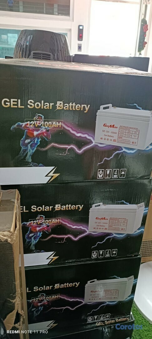 otros electronicos - BATERIAS GEL MAX DE GELATINA 