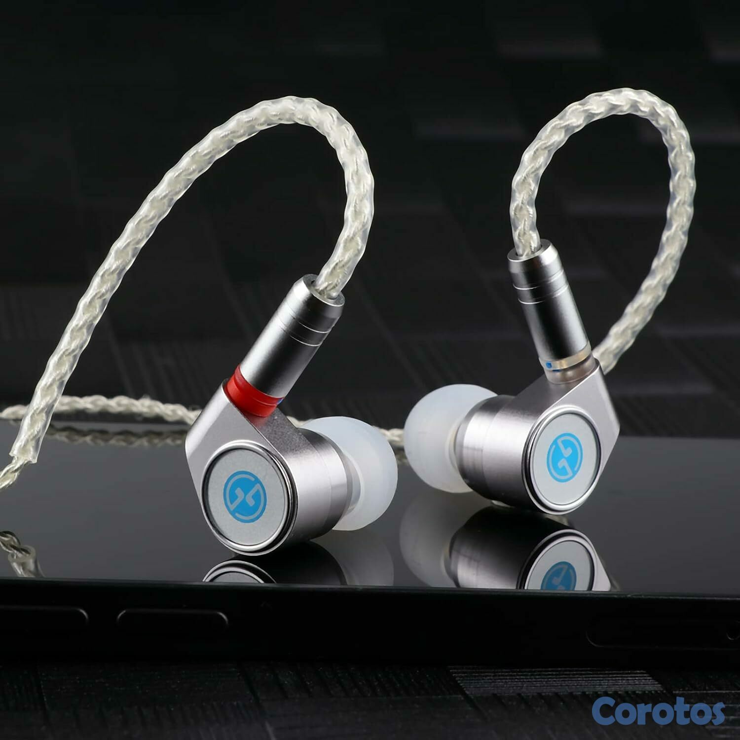 camaras y audio - TinHifi T2 DLC auriculares IEM 10mm DD cable 2 pin 4