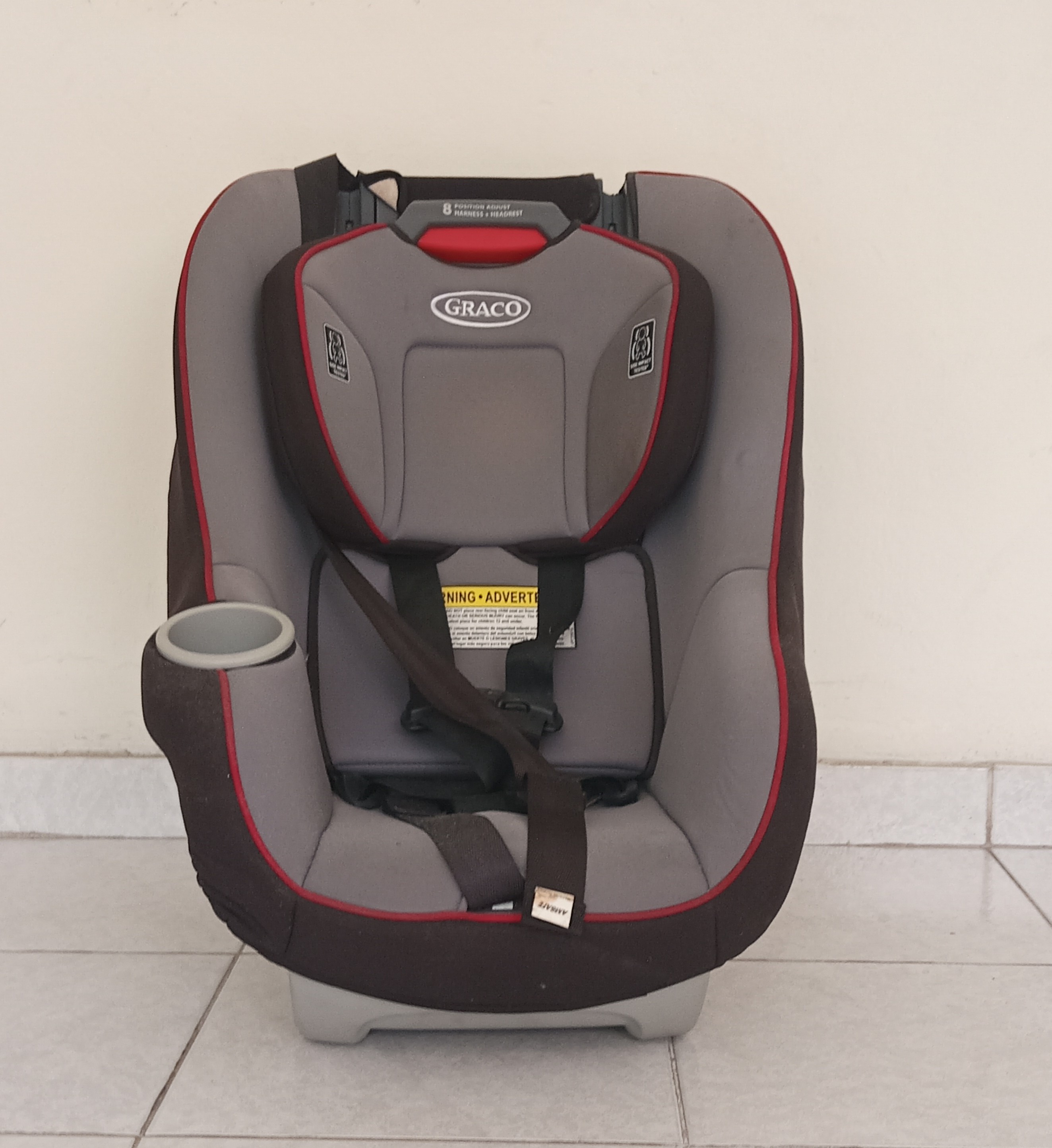coches y sillas - Car seat o Silla para caro se bebe marca Graco con aguste de espaldar