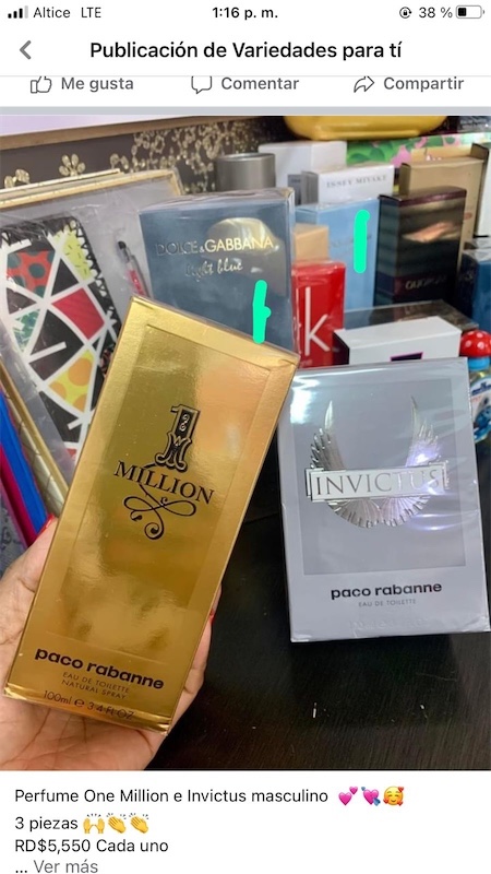 salud y belleza - Perfume One million. Paco Rabanne. Original. AL POR MAYOR Y AL DETALLE