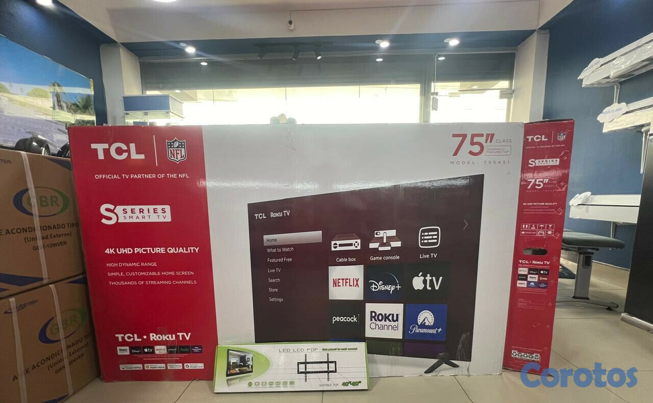 tv - SMART TV TCL DE 75 PULGADAS ROKU 2024 4K UHD NUEVA
