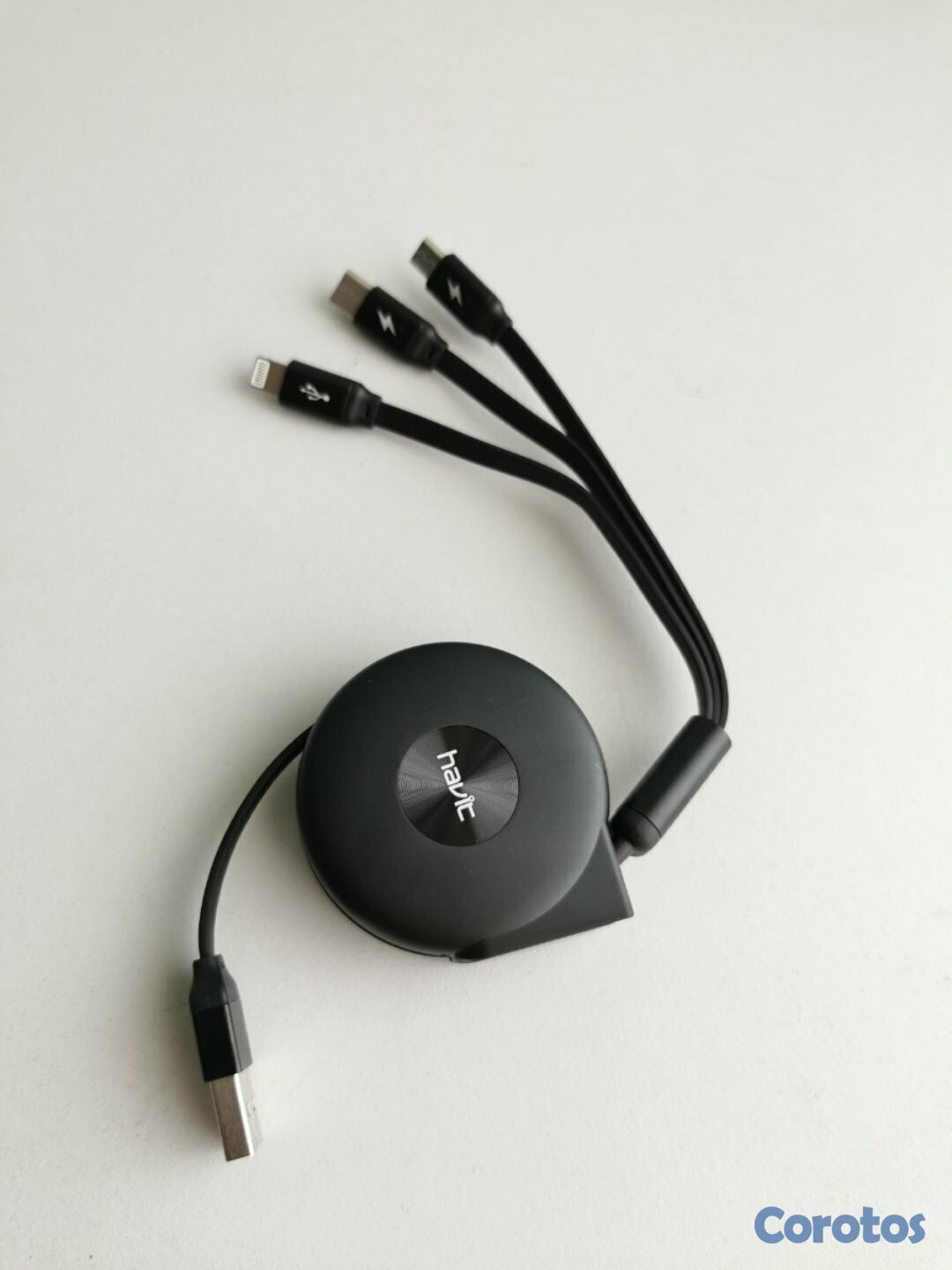 computadoras y laptops - Cable 3 En 1  Micro Usb ,Tipo C , Y  Lightning   Havit H679 1