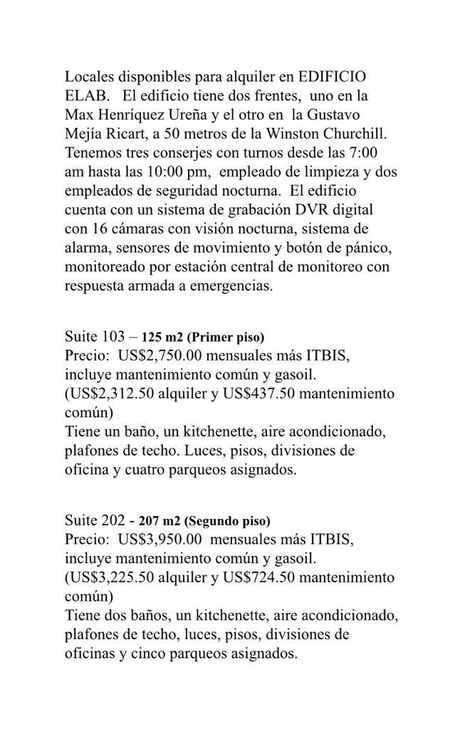 oficinas y locales comerciales - Local comercial en la Gustavo Mejia Ricart