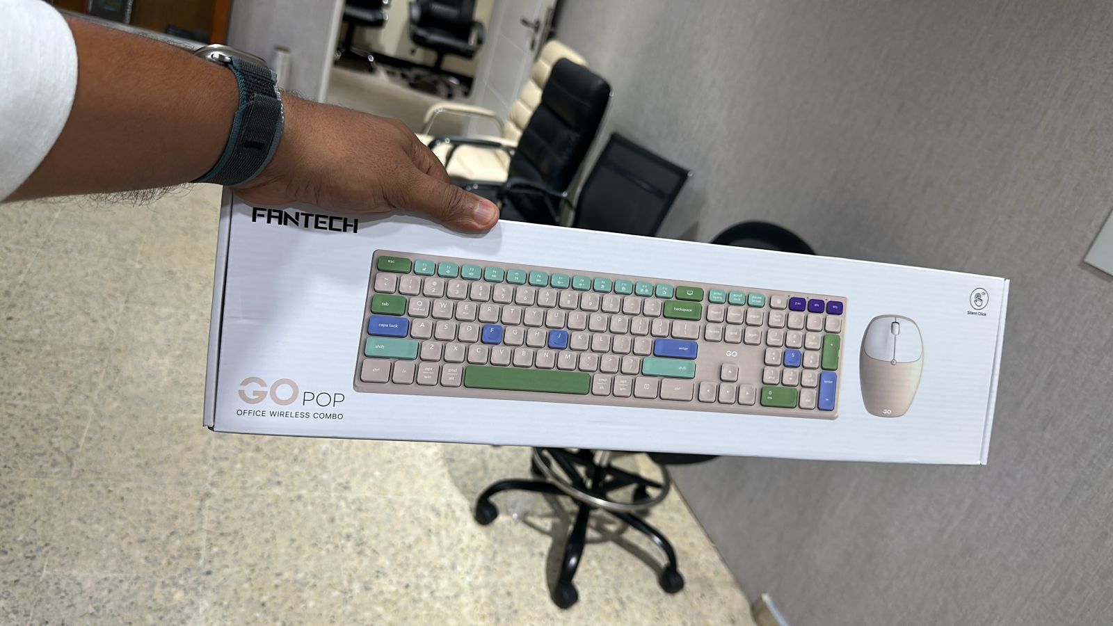 accesorios para electronica - Combo teclado + mouse inalámbrico 1