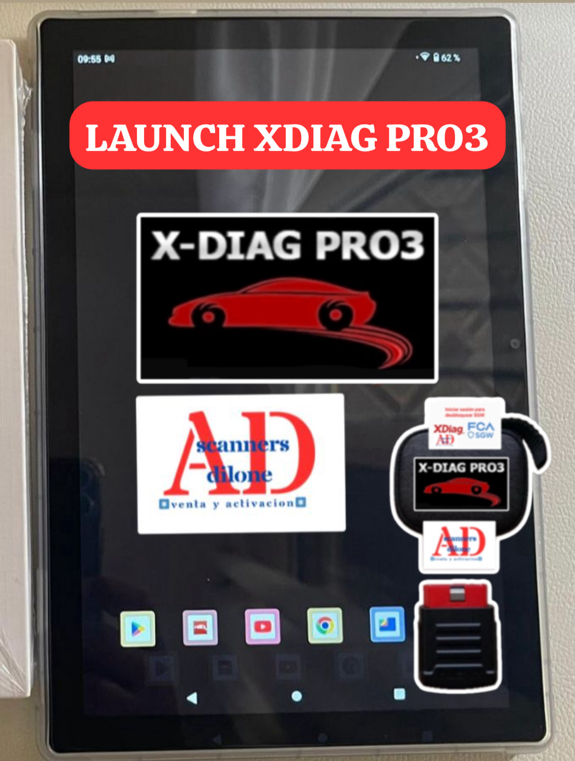 otros electronicos - LAUNCH XDIAG & XPRO5 DIAGZONE PRO3+HD 4
