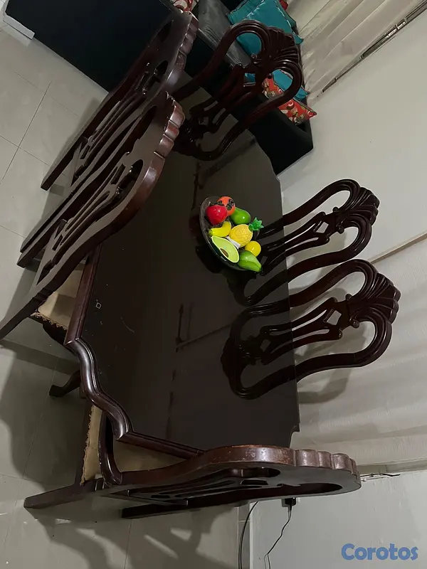 muebles y colchones - Comedor en caoba  3