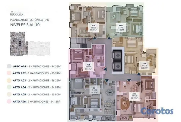Proyectos - Apartamentos En Venta En El Prestigioso Sector Eva 13