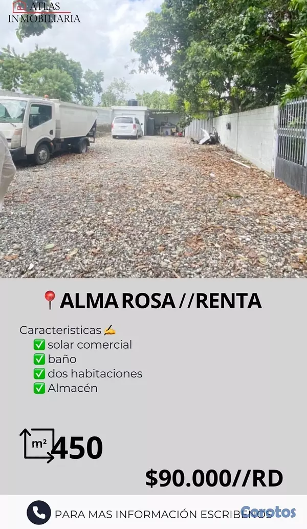solares y terrenos - se alquila solar  4