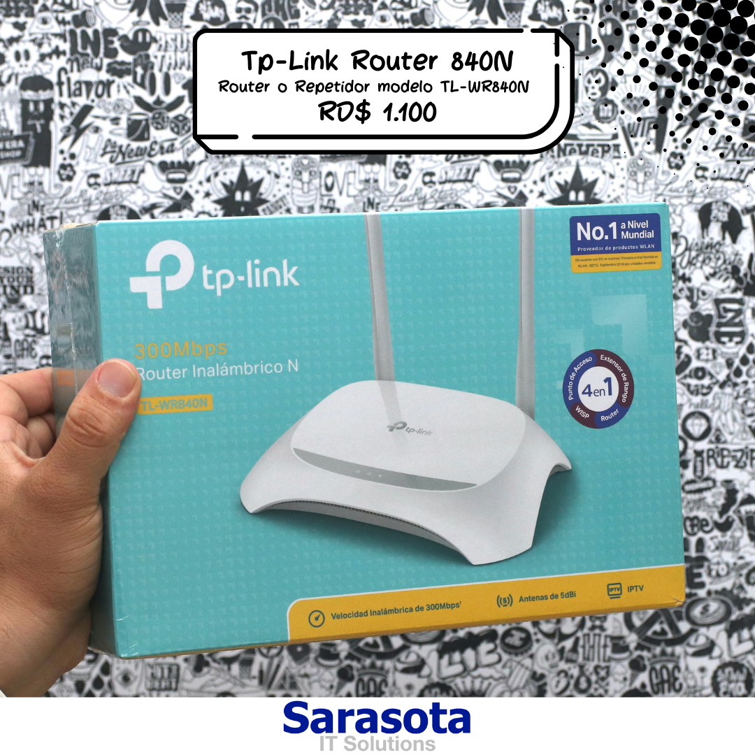 otros electronicos - TP-Link Router o repetidor WR840N 840N