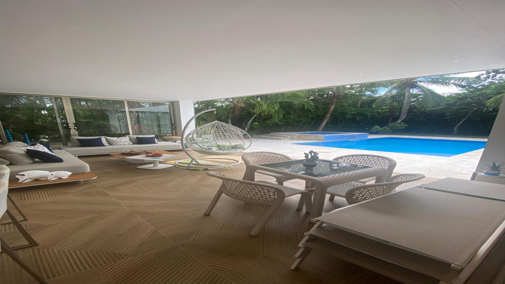 casas vacacionales y villas - VILLA EN VENTA DE 960m2 EN PLAYA NUEVA ROMANA 5