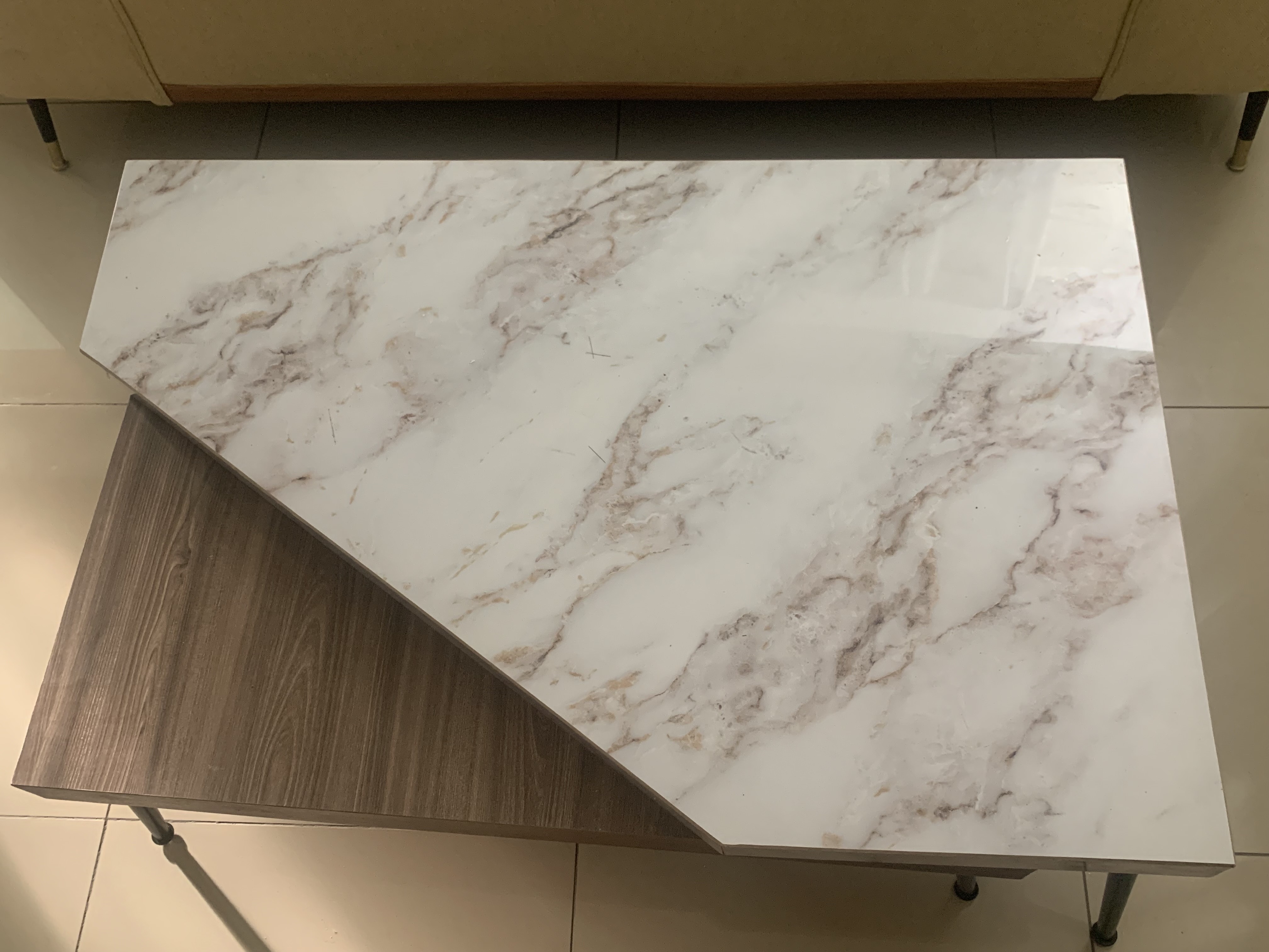 decoración y accesorios - mesa rectangular de buen tamaño doble mesa para completar juego 4