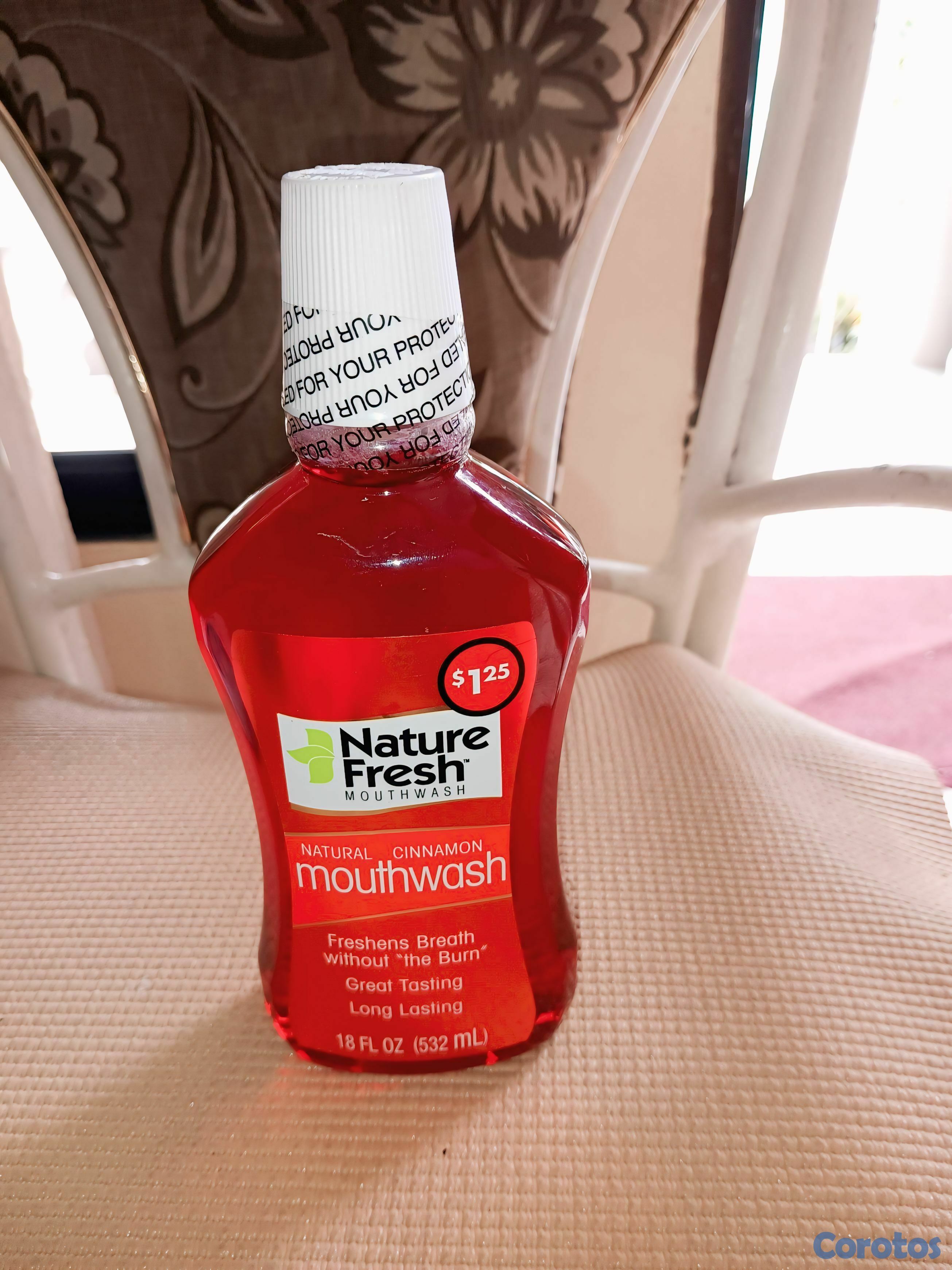 salud y belleza - Enjuague Bucal Nature Fresh Cinnamon 532 ml – Frescura Dura, Sin Ardor
