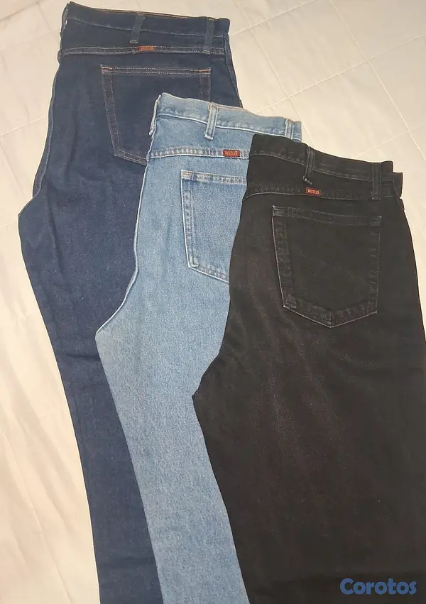 ropa para hombre - Lote de 3 Jeans Rustler Premium para Hombre 2