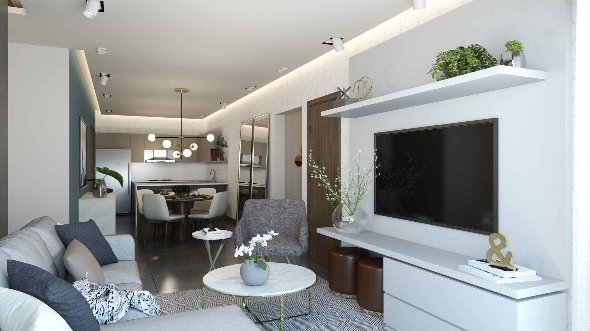 apartamentos - Apartamentos en Torre de Lujo (Mistral),  La Julia, Distrito Nacional  1