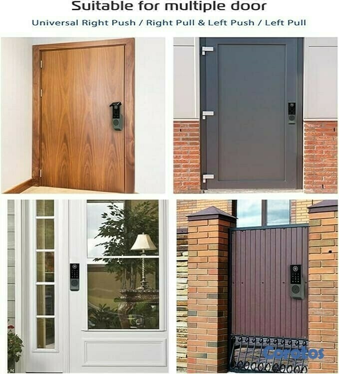 decoración y accesorios - CERRADURA PARA PUERTA DE HIERRO 5