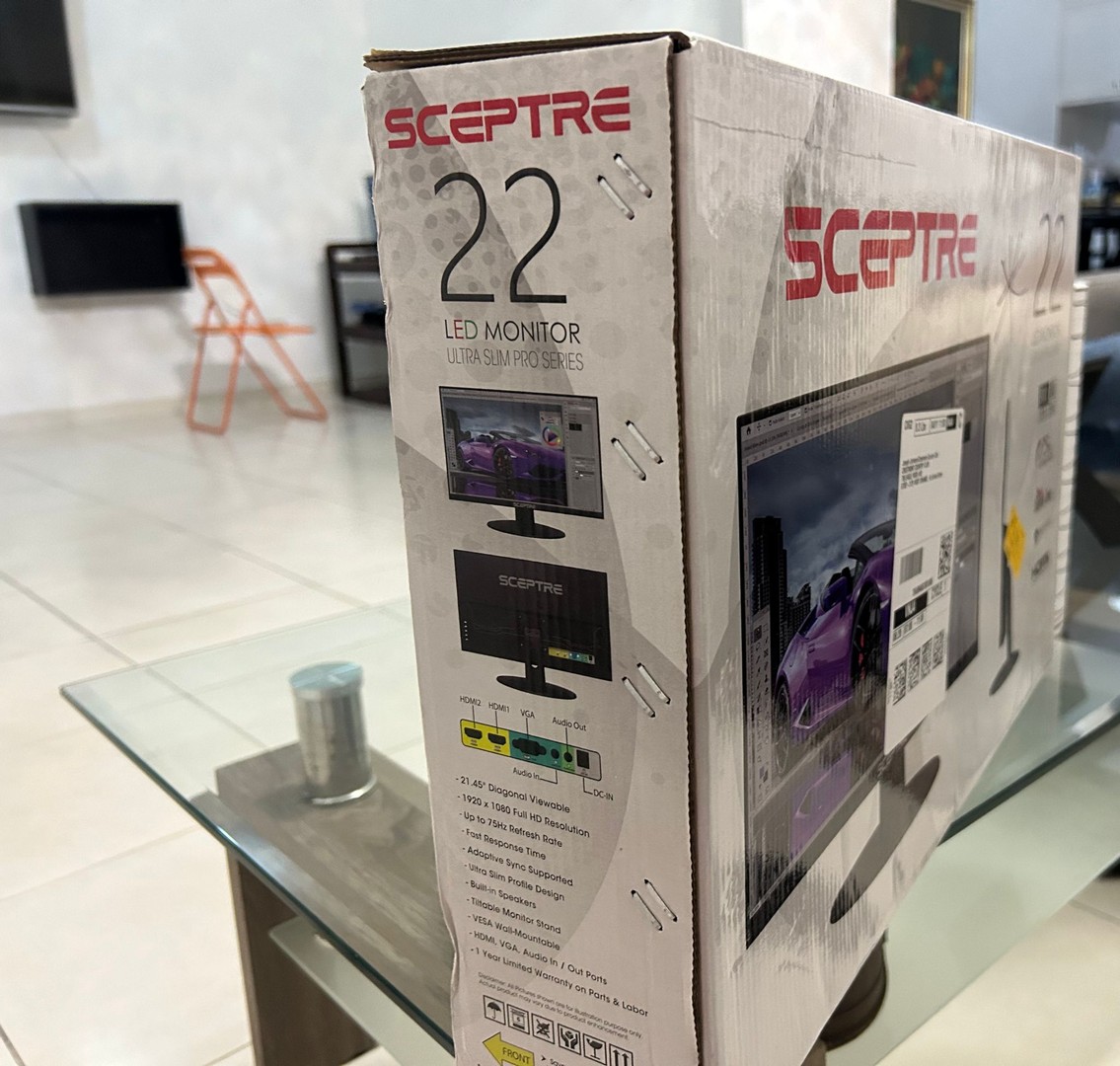 tv - Sceptre Nuevo monitor LED FHD de 22 pulgadas 75Hz HDMI VGA (en su caja) 1
