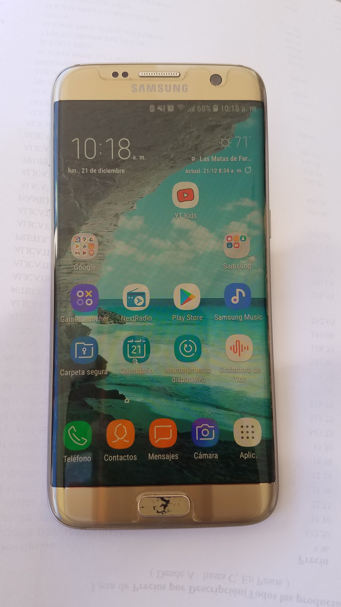celulares y tabletas - Samsung galaxy s7 edge g935U 9.5/10
