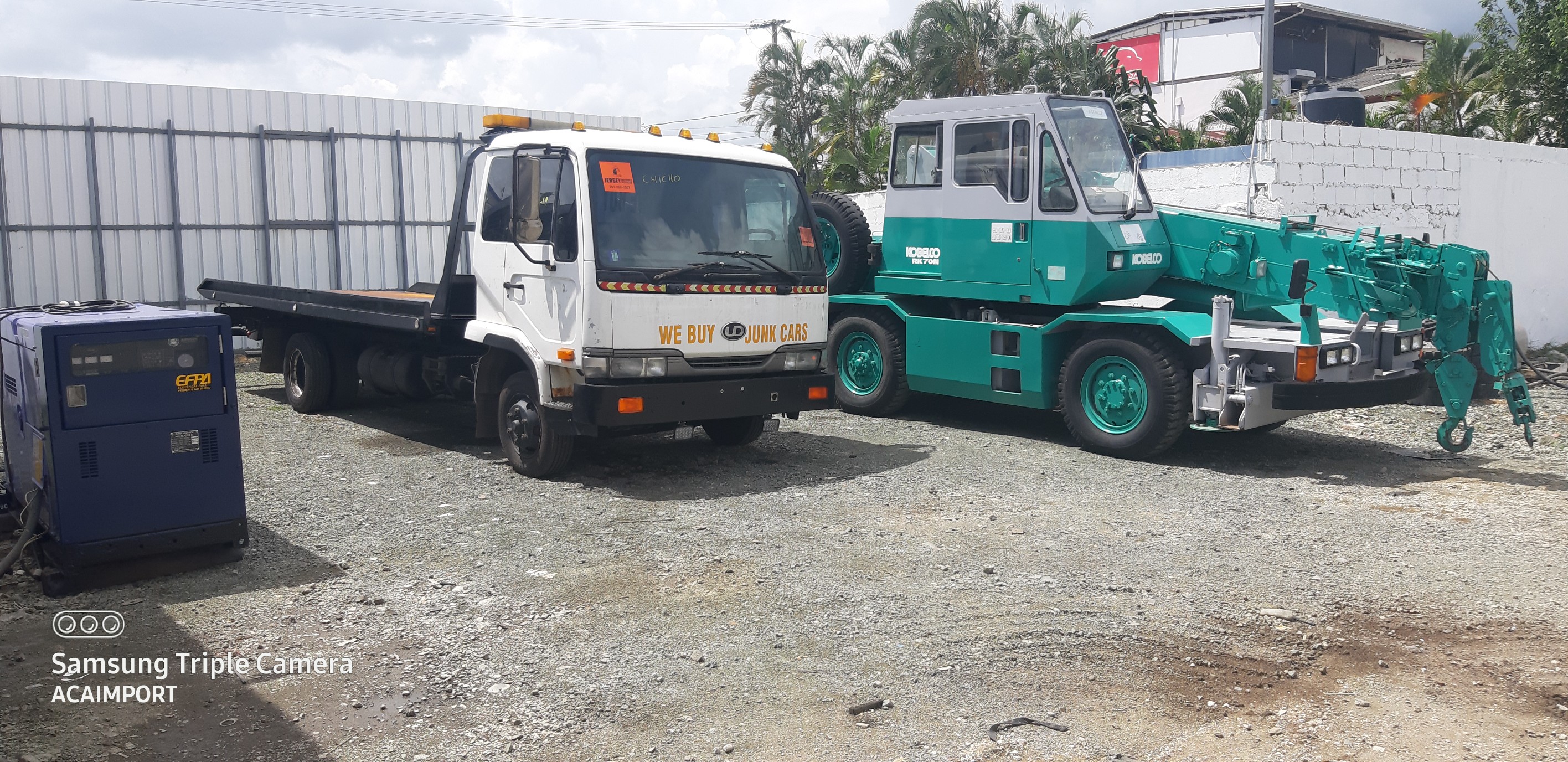 camiones y vehiculos pesados - Camión grúa recién importado.
