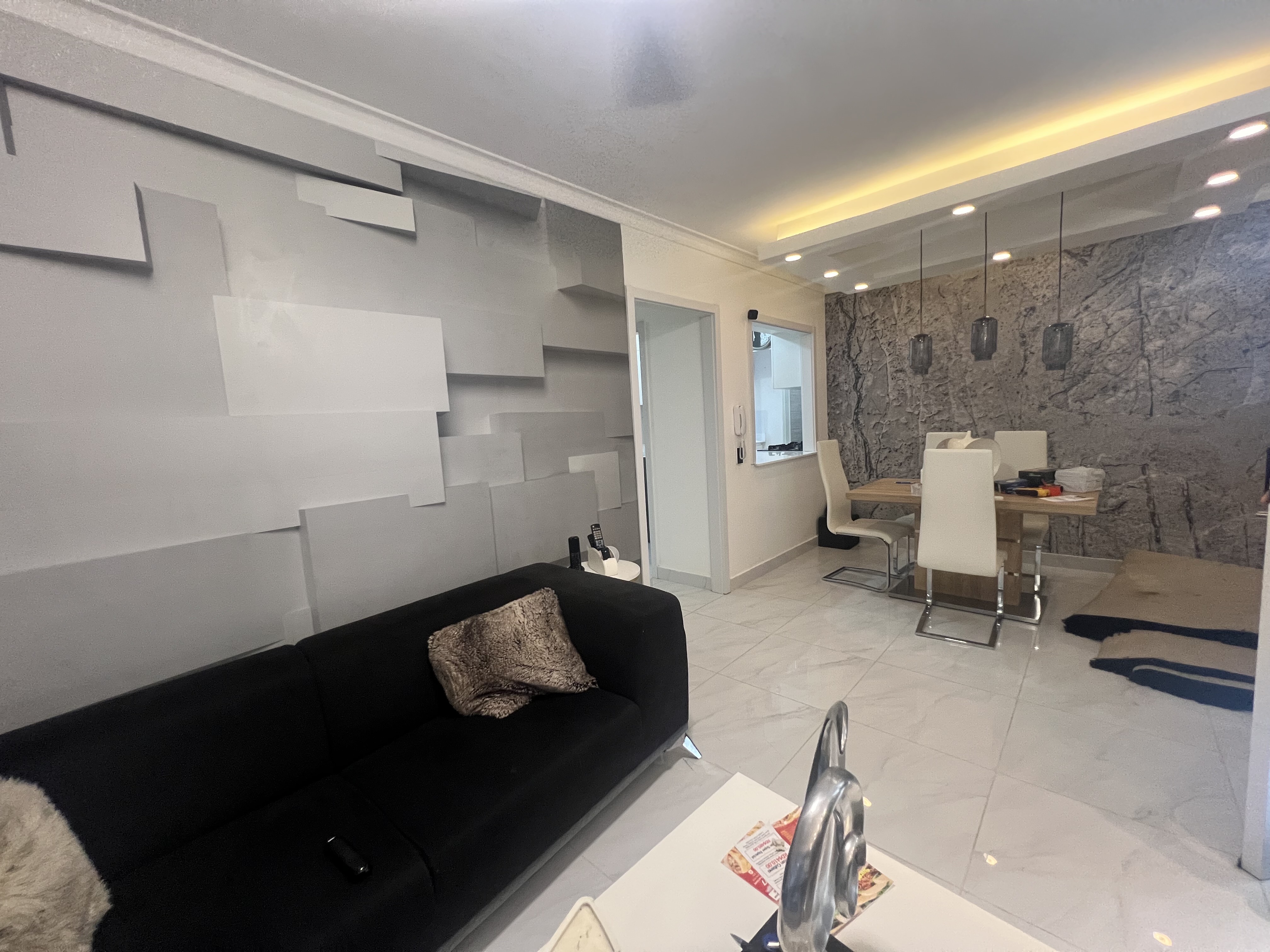 apartamentos - venta de apartamento full amueblado primer piso listo en autopista  san Isidro 3