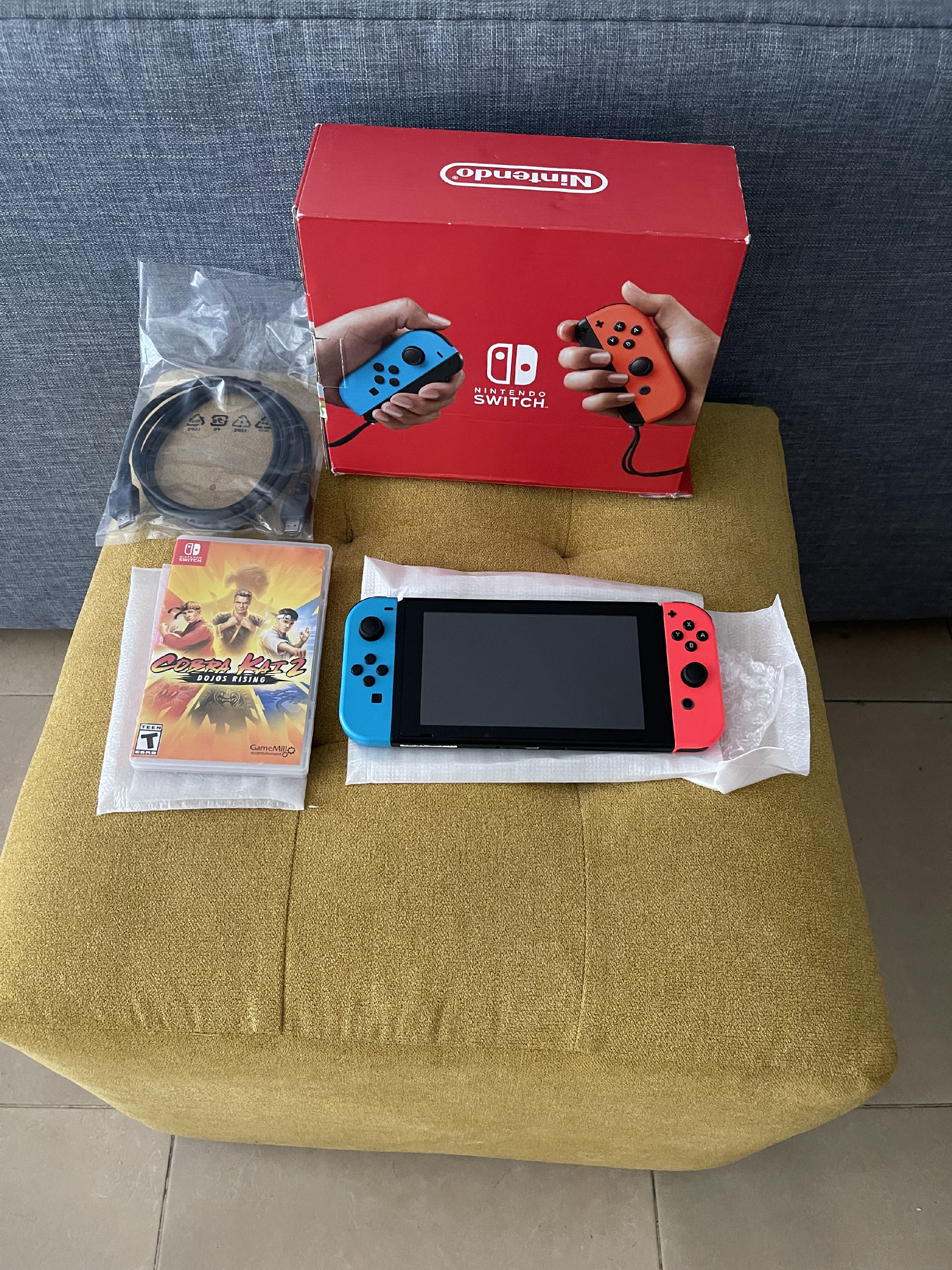 consolas y videojuegos - ventas Nintendo switch nuevo con un juego 