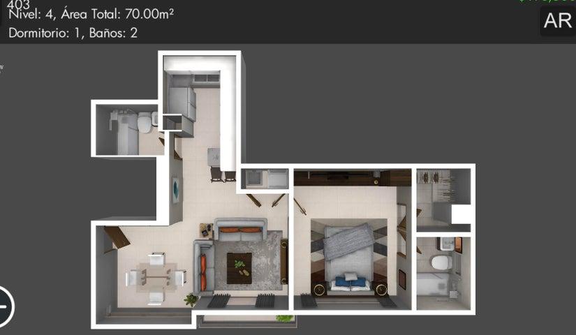 apartamentos - Apartamento en Serralles Santo Domingo 2