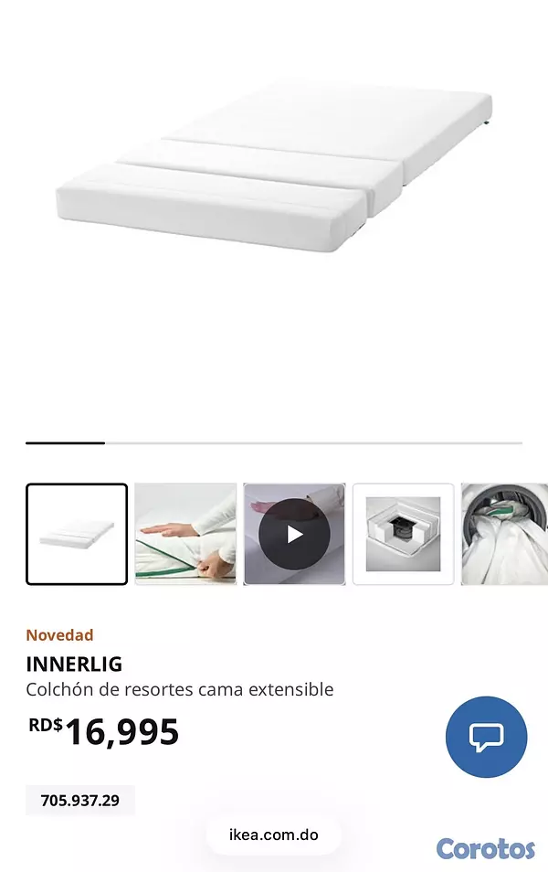 muebles - Cama y colchón. (Extendible ambos) 6