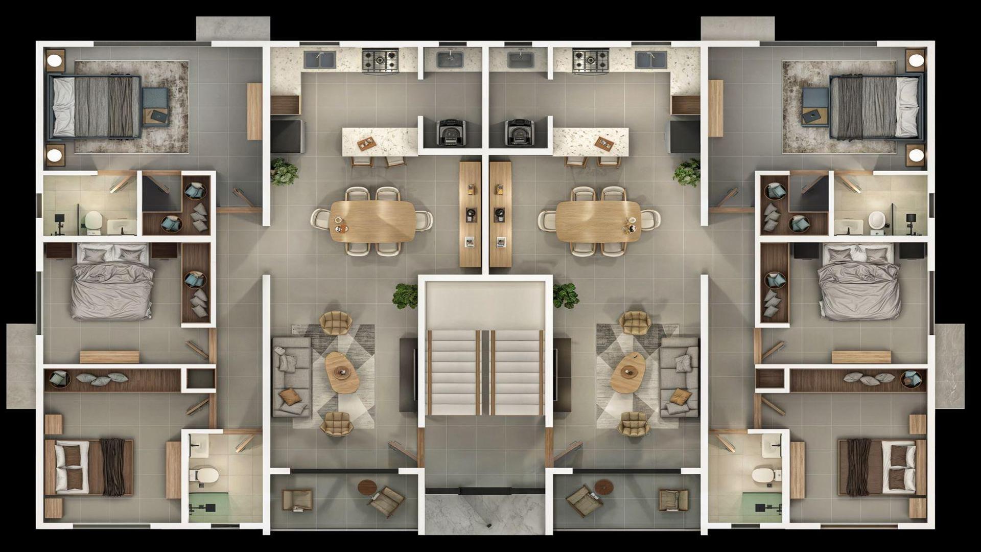 apartamentos - Apartamentos en Venta en Residencial Oasis, Santiago 3