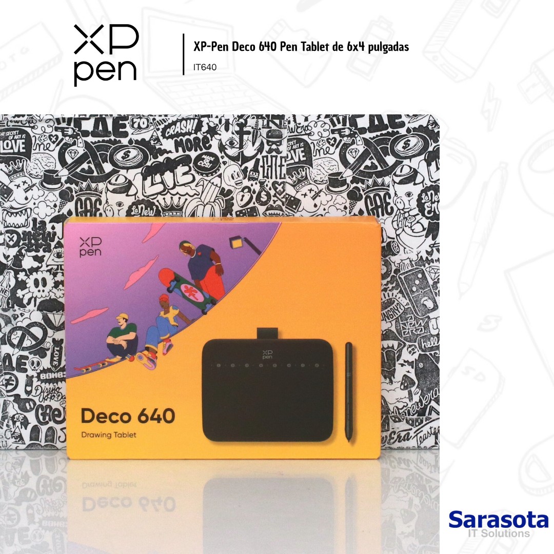 accesorios para electronica -  XP-Pen Deco 640 Pen Tablet de 6x4 pulgadas IT640 1