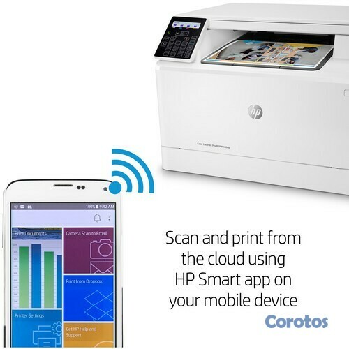 computadoras y laptops - MULTIFUNCIONAL LASERA COLOR HP LASERJET PRO ,Wi-Fi IMPRESORA,SCANER,COPIADORA 1