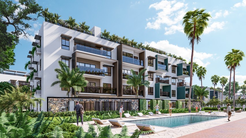 apartamentos - Venta de apartamentos modernos con azotea privada en Vista Cana Bávaro