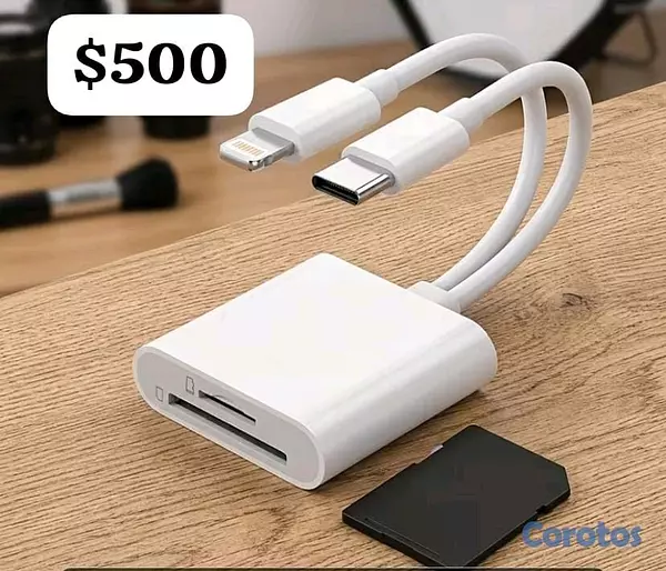 accesorios para electronica - Lectores de tarjeta de memorias para celulares y tablets  3